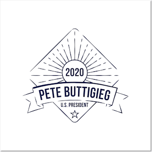 Pete Buttigieg US President 2020 Campaign Posters and Art